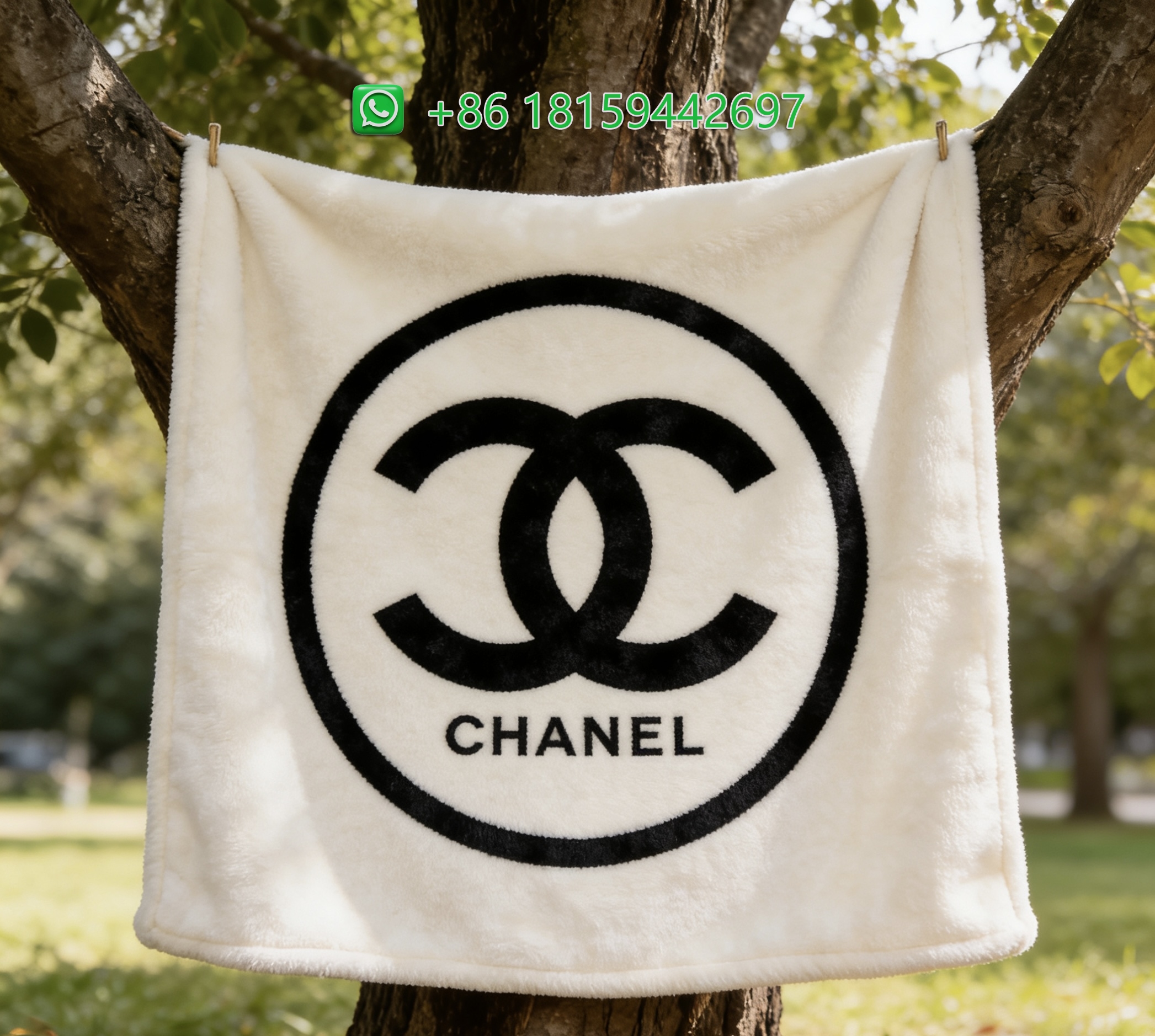 Chanel Throw Blankets